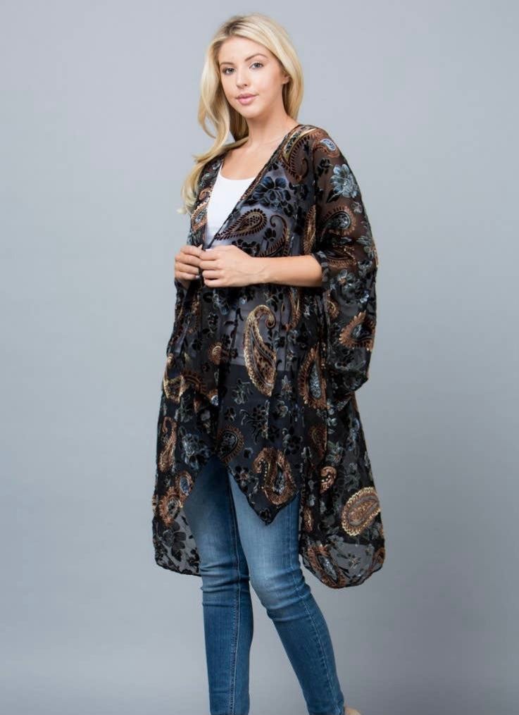 Fall clearance kimono cardigan