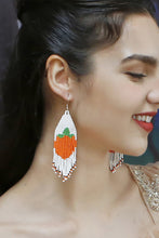 Load image into Gallery viewer, Beaded Fringe Dangle Earring