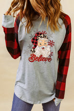 Load image into Gallery viewer, Santa Graphic Long Sleeve T-Shirt