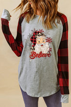 Load image into Gallery viewer, Santa Graphic Long Sleeve T-Shirt