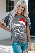 Load image into Gallery viewer, Slogan Graphic Round Neck T-Shirt