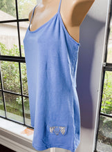 Load image into Gallery viewer, Baby Blue Bull Embroidered Tank
