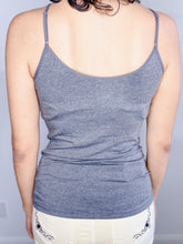 Load image into Gallery viewer, Custom Embroidered Cami in Grey
