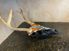Load image into Gallery viewer, Hand Painted Deer Skull
