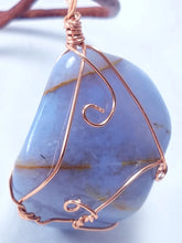 Load image into Gallery viewer, Blue Chalcedony Pendant
