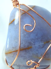 Load image into Gallery viewer, Blue Chalcedony Pendant
