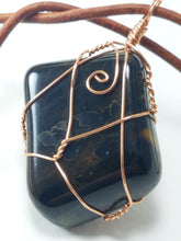 Load image into Gallery viewer, Blue Tiger&#39;s Eye Pendant
